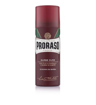 Proraso Red Line Shaving Foam Ādu mīkstinošas skūšanās putas, 50 ml | inbeauty.lv